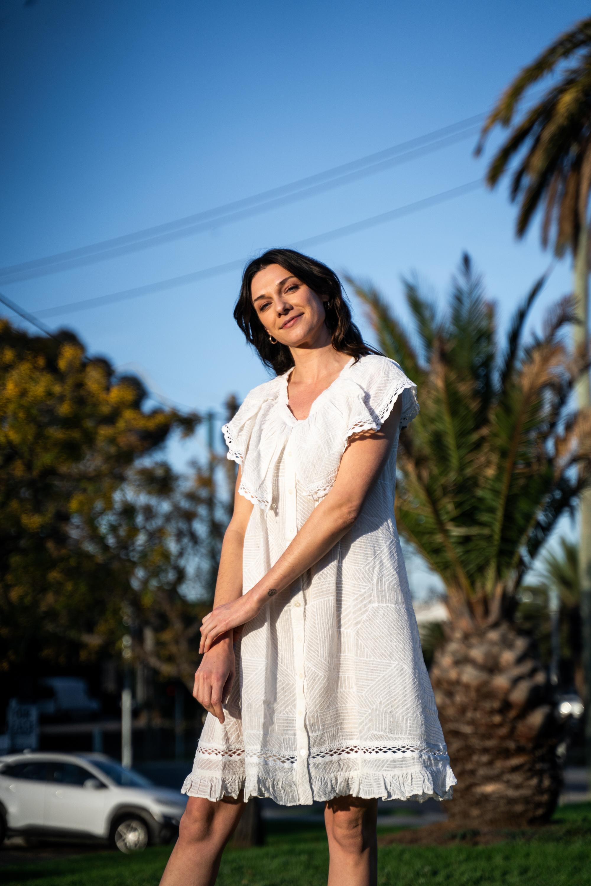 Summer Dream - White Linen Summer Dress