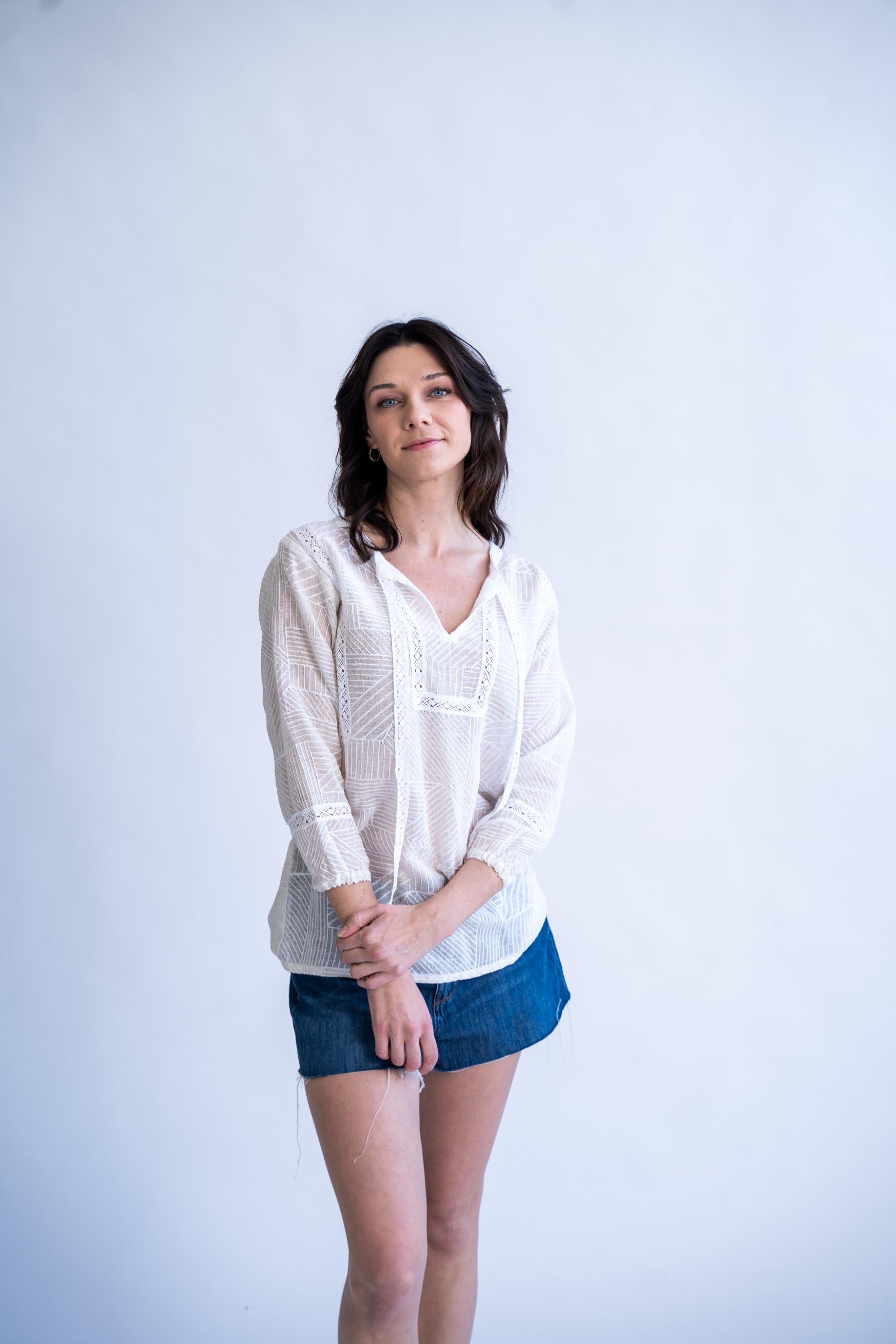White Whispers - Linen Summer Top