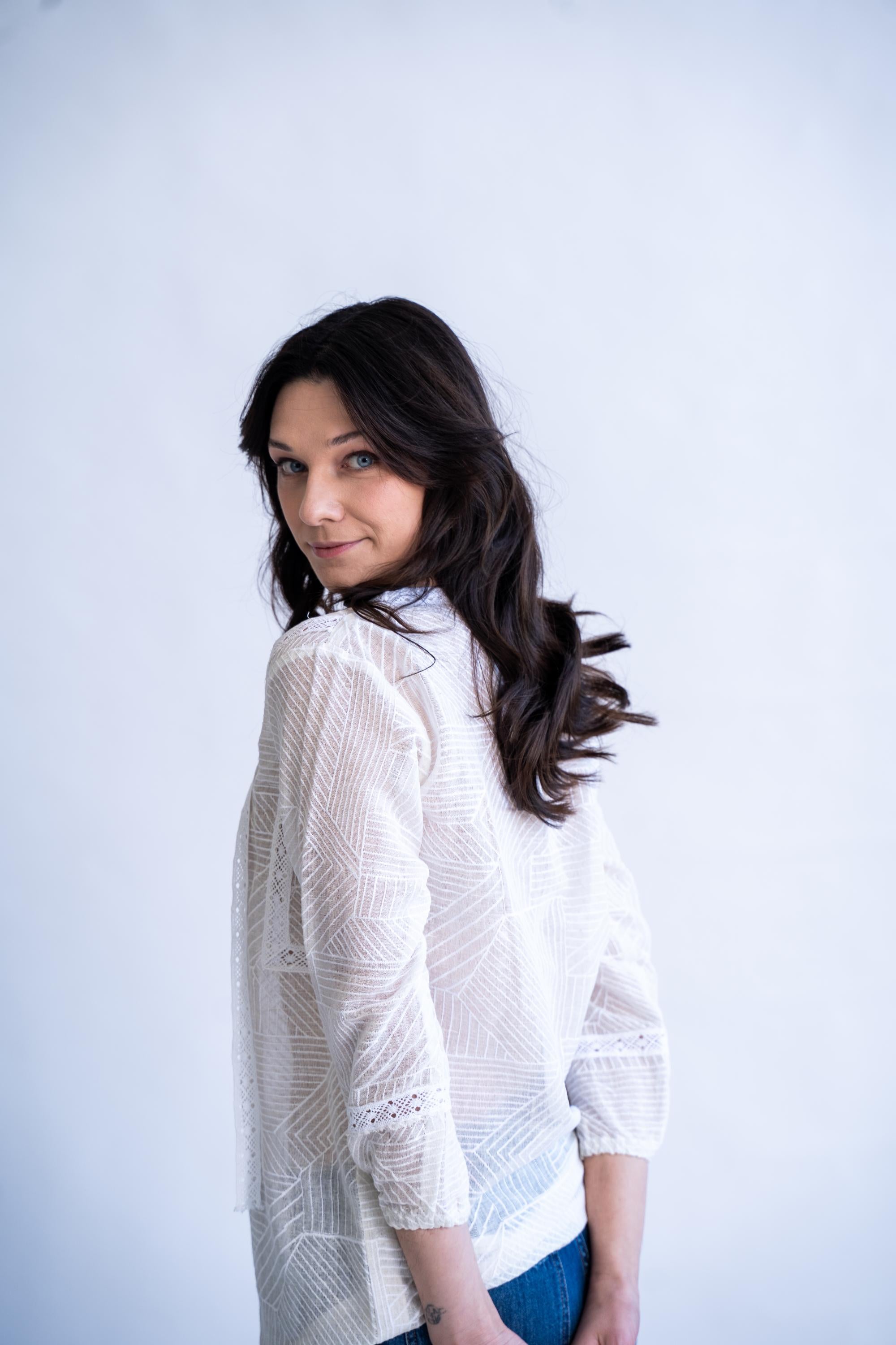 White Whispers - Linen Summer Top