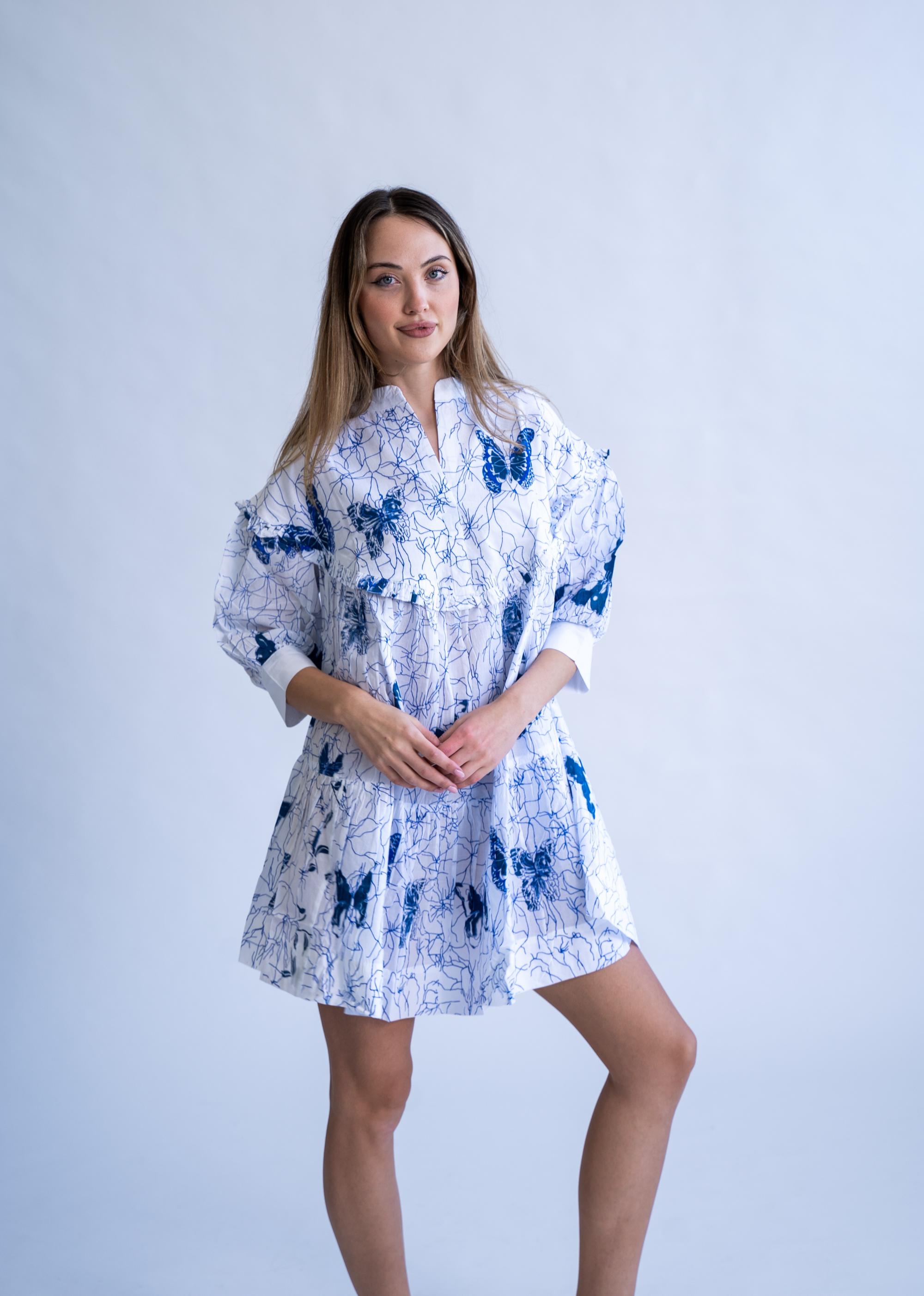 Butterfly - 100% Cotton Oversized Dress