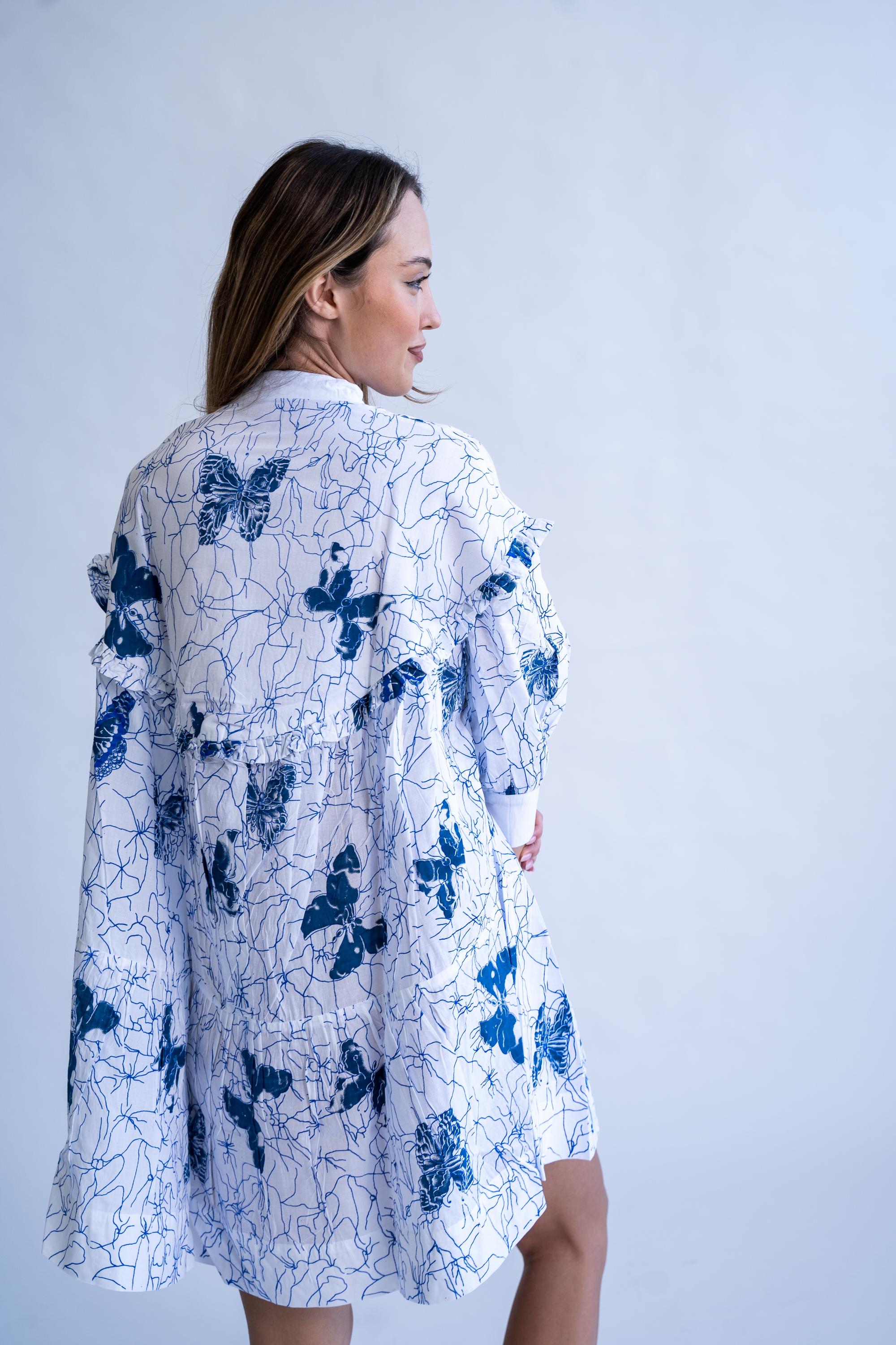 Butterfly - 100% Cotton Oversized Dress