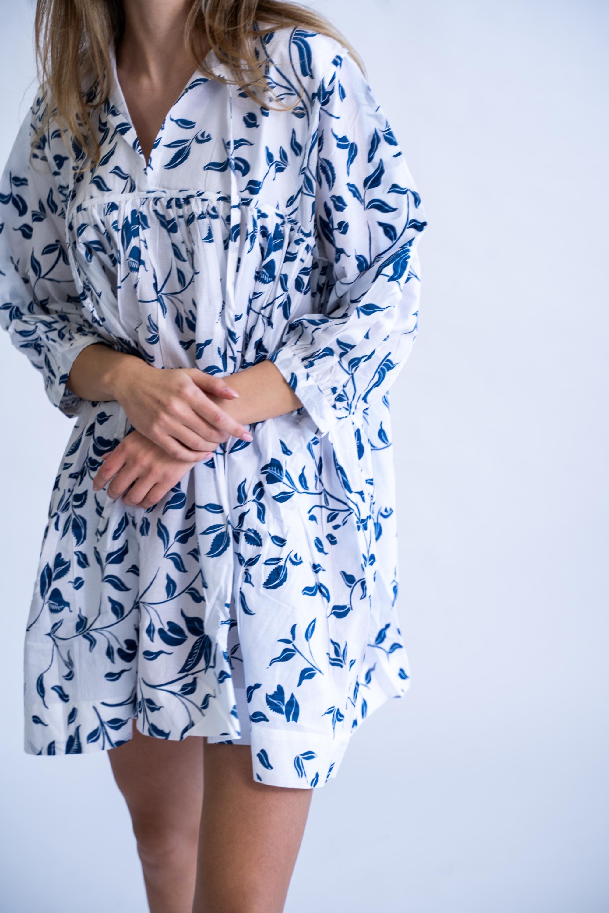 Mykonos - 100% Cotton Oversized Dress