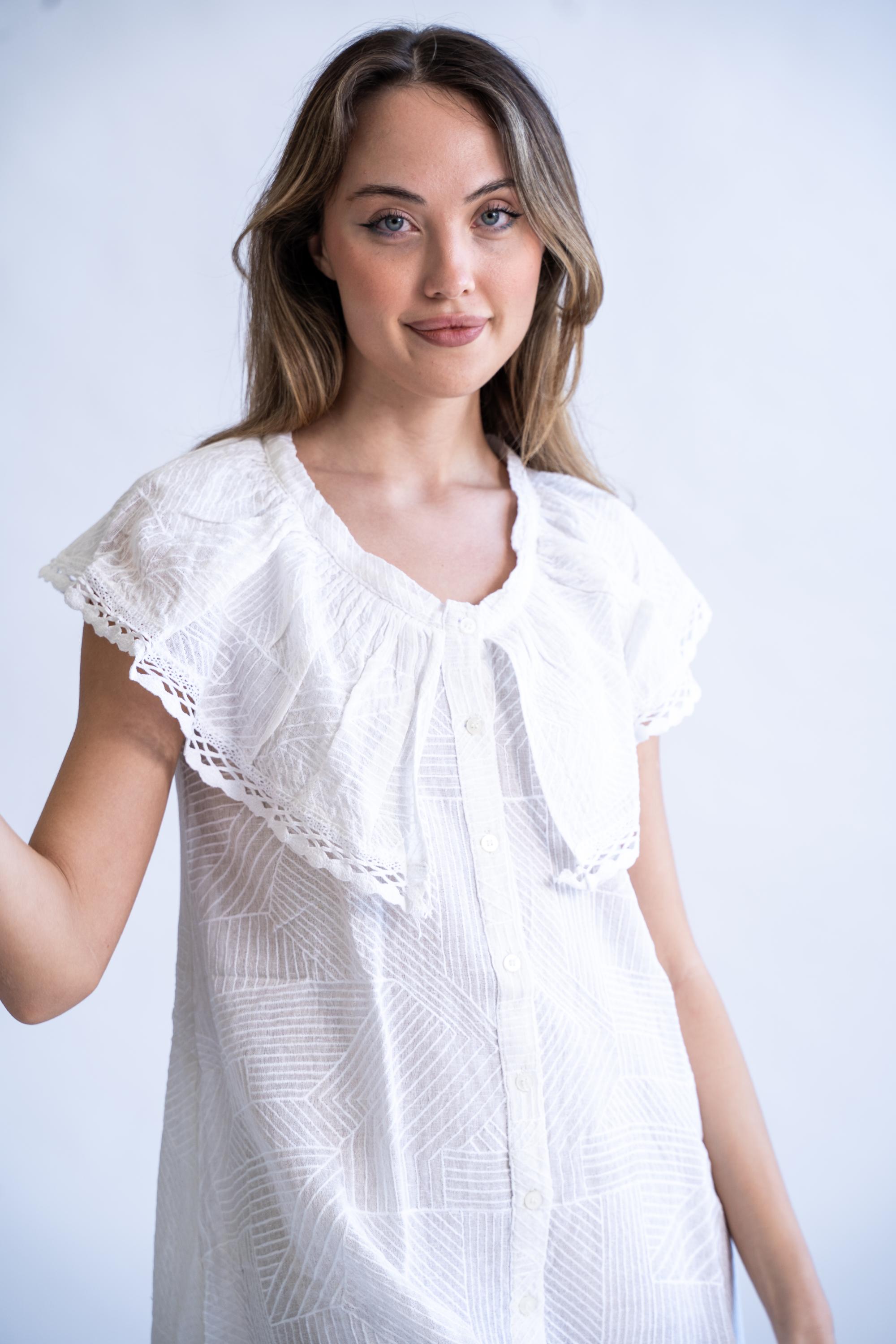 Summer Dream - White Linen Summer Dress